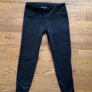Athleta Primaloft Black Fleece Lined Winter Leggings Tights Size XSP